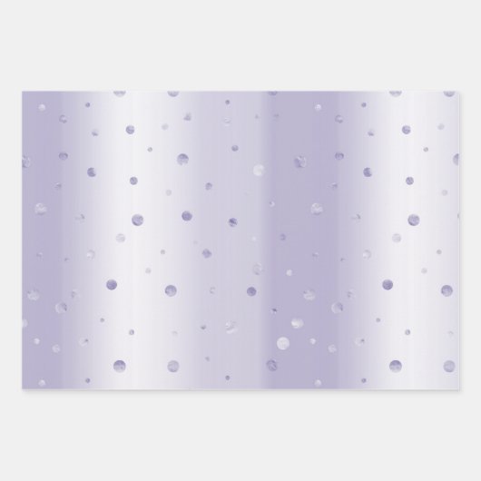 Gouden Roze Paarse Limoen Eenhoorn Glitter Verjaar Inpakpapier Vel (Voorkant 2)