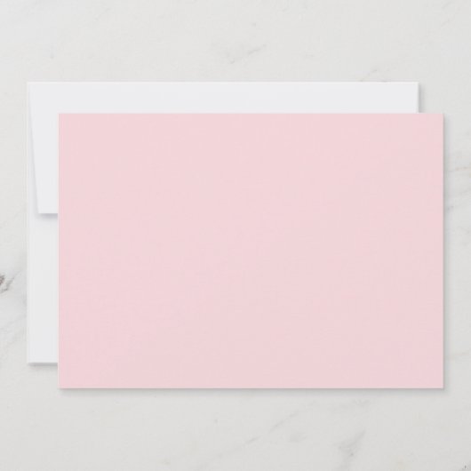 Gouden Roze Prinses Verjaardag Dank u kaart (Achterkant)