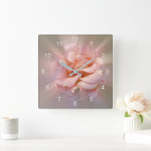 gouden roze vierkante klok (Huis)