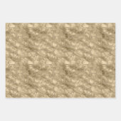 Gouden Roze Zebra Animal Print Inpakpapier Vel (Voorkant 3)