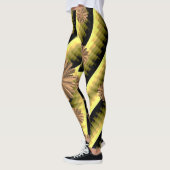 gouden roze zwarte legging lange tiener (Links)
