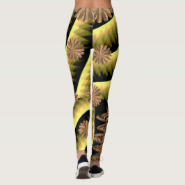 gouden roze zwarte leggings lange tiener