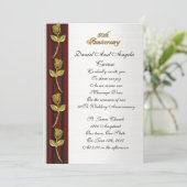 Gouden rozen, 50e Jubileum gelofte verlenging Kaart (Staand voorkant)