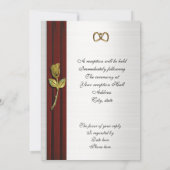 Gouden rozen, 50e Jubileum gelofte verlenging Kaart (Achterkant)