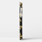 Gouden Rozen: borduurpatroon Case-Mate iPhone Case (Achterkant / Links)
