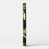 Gouden Rozen: borduurpatroon Case-Mate iPhone Case (Achterkant / Rechts)