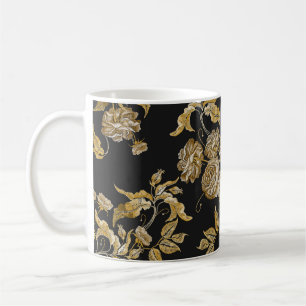 Gouden Rozen: borduurpatroon Koffiemok