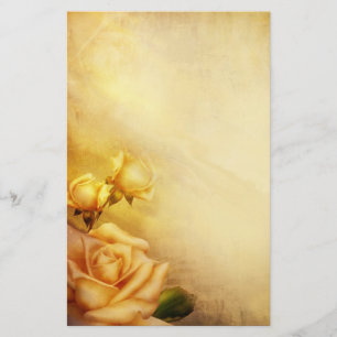 gouden rozen briefpapier