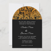 Gouden Rozen Bruiloft Kaart (Voorkant)
