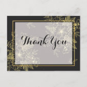 Gouden Rozen  Dank u Briefkaart (Voorkant)