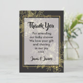 Gouden Rozen dank u Kaart (Staand voorkant)