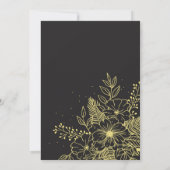 Gouden Rozen dank u Kaart (Achterkant)