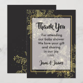 Gouden Rozen dank u Kaart (Voorkant / Achterkant)