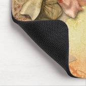  gouden Rozen en kant gepersonaliseerde mousepad Muismat (Hoek)