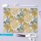  gouden rozen flessenpatroon tissuepapier (Craft)