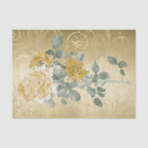  gouden rozen Floral met Damask