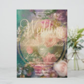 gouden Rozen geschilderd in oude Nederlandse stij (Staand voorkant)