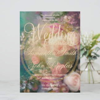 gouden Rozen geschilderd in oude Nederlandse stij