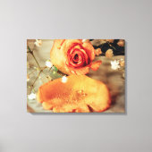 Gouden rozen kunst aan de muur canvas afdruk (Voorkant)