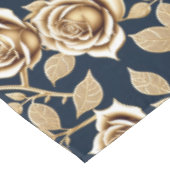 Gouden Rozen Met Een Metalen Afwerking Tafelkleed (Gekanteld)