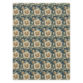 Gouden Rozen Met een Metallic Afwerking Tafelkleed (Voorkant)