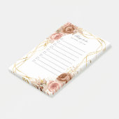 gouden rozen post-it® notes (Schuin)