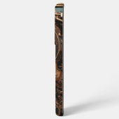 Gouden Rozen schedel Samsung Galaxy Hoesje (Achterkant horizontaal)