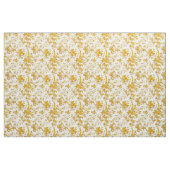 Gouden Rozen Takken Stof (Yard (91,4 cm))