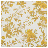 Gouden Rozen Takken Stof (Swatch)