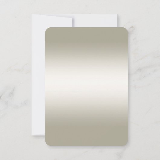 Gouden  RSVP-kaart RSVP Kaartje (Achterkant)