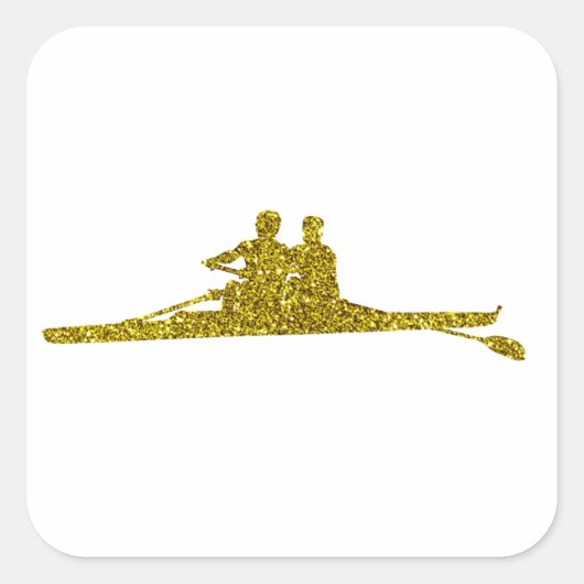 Gouden Rudern Sticker (Voorkant)