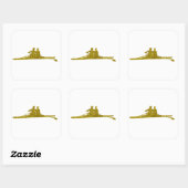 Gouden Rudern Sticker (Vel)