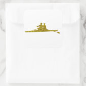 Gouden Rudern Sticker (Tas)