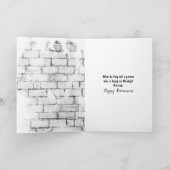 gouden rugleuning in een rode T-shirt Kaart (Binnen)