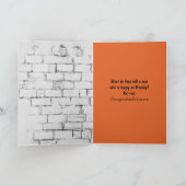 gouden rugleuning in t-shirt kaart (Binnen)