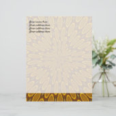 Gouden Ruimte Briefhoofd (Staand voorkant)