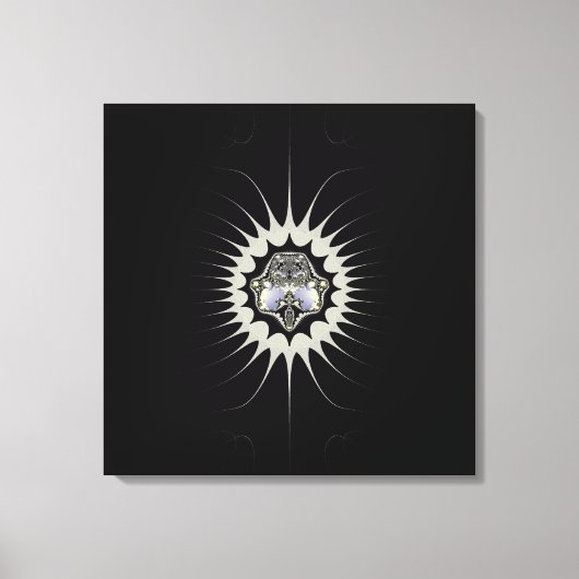 Gouden Ruimte Canvas Afdruk (Voorkant)