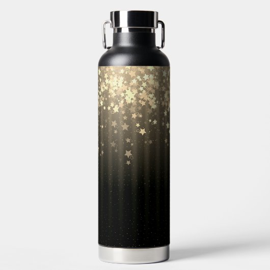 gouden ruimteregenboogsterstrips waterfles (Voorkant)