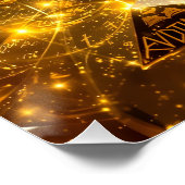 gouden runemunten perfect poster (Hoek)