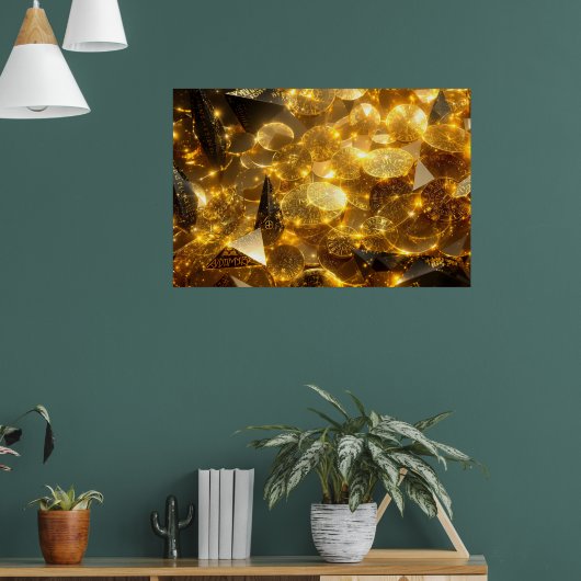 gouden runemunten poster (Woonkamer 1)