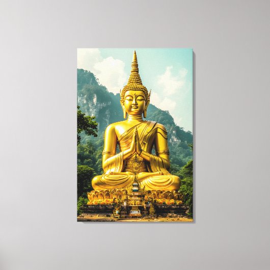Gouden rust canvas afdruk (Voorkant)