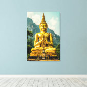 Gouden rust canvas afdruk (Insitu (Houten vloer))