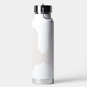 Gouden rustieke Waterverf Waterfles