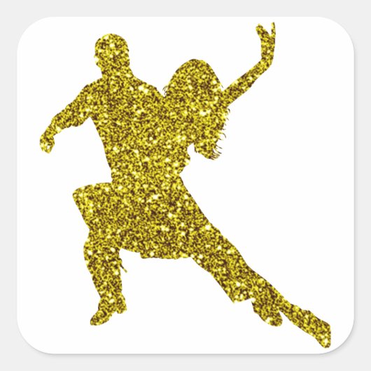 Gouden Salsa Sticker (Voorkant)
