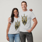 Gouden Samurai Masker Grafische T-shirt (Unisex)