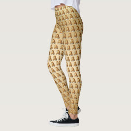 Gouden Santa Hat Holiday Legging