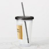 Gouden Santa Hat Vakantie Acryl Tumbler Acryl Drinkbeker
