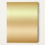 Gouden Santa Hat Vakantie Planner (Achterkant)