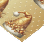 Gouden Santa Hat Vakantie Tafelkleed (Gekanteld)