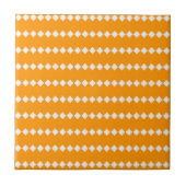 Gouden Savanne Afrikaans Oranje & Ivoor Geometrisc Tegeltje (Voorkant)